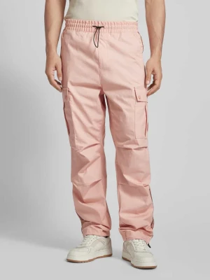 Spodnie cargo o kroju regular fit z marszczeniami model ‘Geo’ HUGO