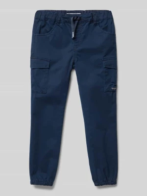 Spodnie cargo o kroju regular fit z tunelem model ‘BEN’ name it