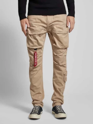 Spodnie cargo o kroju regular fit ze szlufkami na pasek model ‘Tactical Pant’ alpha industries