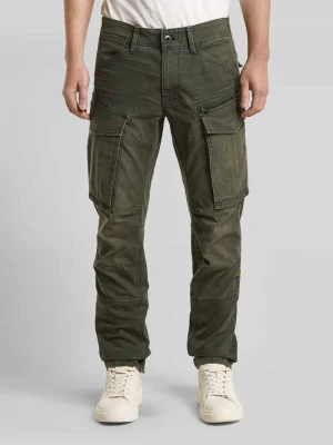 Spodnie cargo o kroju regular tapered z mieszanka bawełny model 'Rovic' G-Star Raw Khaki