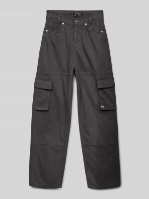 Spodnie cargo o kroju slim fit Blue Effect