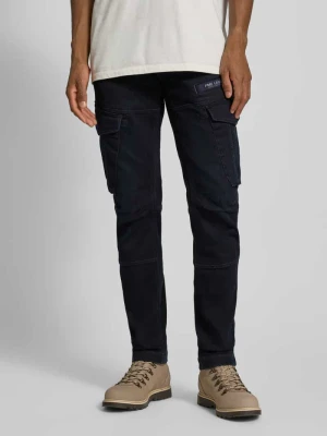 Spodnie cargo o kroju slim fit z nadrukiem z logo model ‘Nordrop’ PME Legend