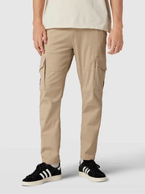 Spodnie cargo o kroju tapered fit z kieszeniami cargo Only & Sons