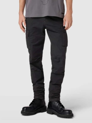 Spodnie cargo o luźnym kroju z zapięciem na guzik i zamek błyskawiczny jack & jones