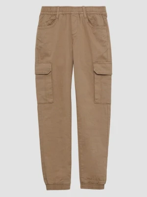 Spodnie cargo Pete / Regular fit / Średni stan / Prosta nogawka / Elastyczny pas s.Oliver brązowy