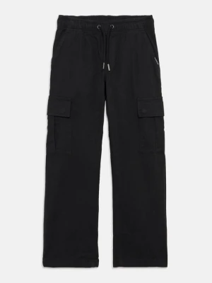 Spodnie cargo Quiksilver czarny