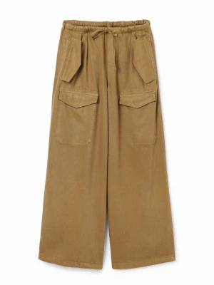 Spodnie cargo Wide leg Desigual