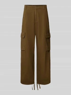 spodnie cargo z bawełny model 'Columbia' Carhartt WIP Średniobrązowy