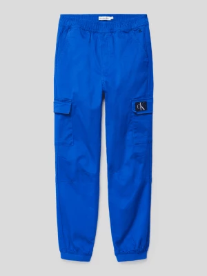 Spodnie cargo z detalami z logo model ‘CARGO PANTS’ Calvin Klein Jeans