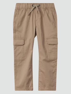 Spodnie cargo z podszewką / Regular fit / Średni stan / Prosta nogawka s.Oliver brązowy