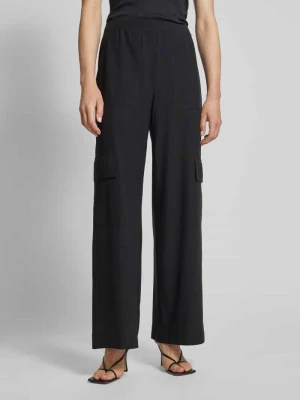 Spodnie cargo z szeroką nogawką i elastycznym pasem model ‘Leonida’ MAX&Co.