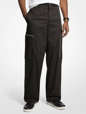 Spodnie cargo z szerokimi nogawkami i zamkiem Michael Kors Mens