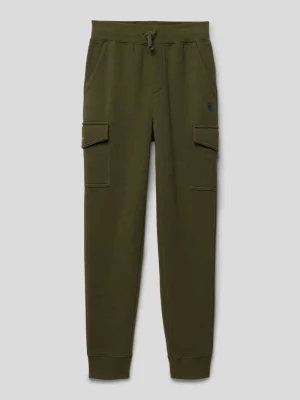 Spodnie cargo z wyhaftowanym logo Polo Ralph Lauren Teens