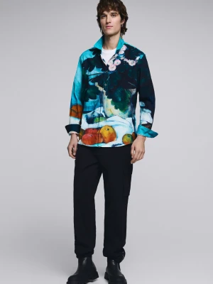 Spodnie cargo ze sznurkiem Desigual