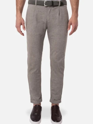SPODNIE CASUAL MERLEY 232A ZIELONE Z BAWEŁNĄ Recman