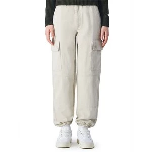 Spodnie Champion Organic Cotton Cargo Trousers 117448-ES057 - białe