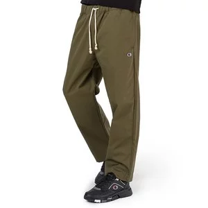 Spodnie Champion Straight Leg Cropped Woven 216544-GS556 - zielone