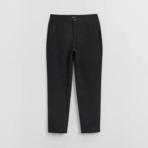 Spodnie chino fit grafitowe House