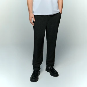 Spodnie chino fit grafitowe House