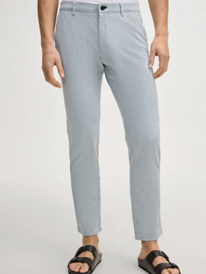 Spodnie chino Matthew w jasnoniebieskie wzory Joop