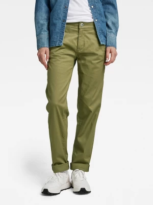 G-Star Spodnie chino w kolorze oliwkowym rozmiar: W26/L32
