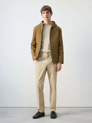 Spodnie chinosy Dublino slim fit beżowy - Mężczyzna - - MANGO MAN