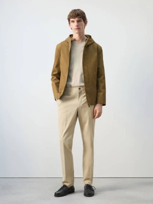 Spodnie chinosy Dublino slim fit beÅ¼owy - MÄ™Å¼czyzna - - MANGO MAN