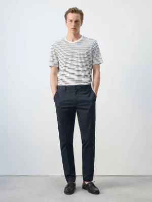 Spodnie chinosy Dublino slim fit beżowy - Mężczyzna - - MANGO MAN