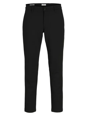 Spodnie chinosy JJ REBEL, slim fit BonPrix czarny