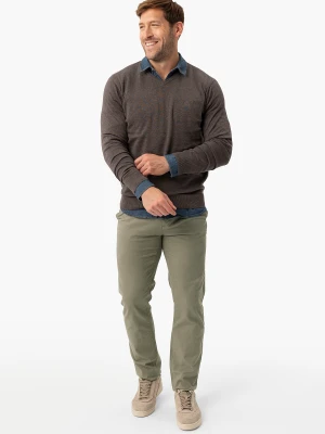 Spodnie chinosy khaki R-PARKS Volcano