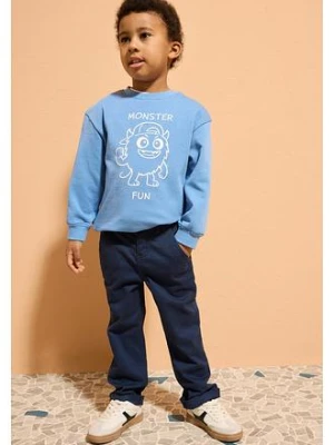 Spodnie chinosy slim fit z regulowaną talią, straight bonprix