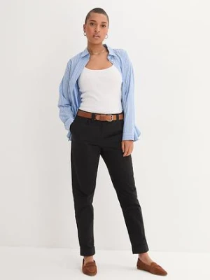 Spodnie chinosy z bawełny, długość do kostki bonprix