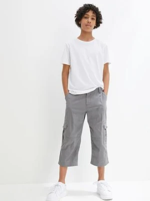 Spodnie chłopięce 3/4 o luźnym kroju z czystej bawełny bonprix