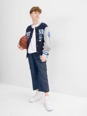 Spodnie chłopięce 3/4 o luźnym kroju z czystej bawełny bonprix