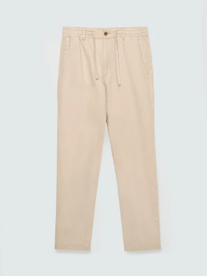 Spodnie chłopięce lniane perłowe Cabres 103 BIG STAR