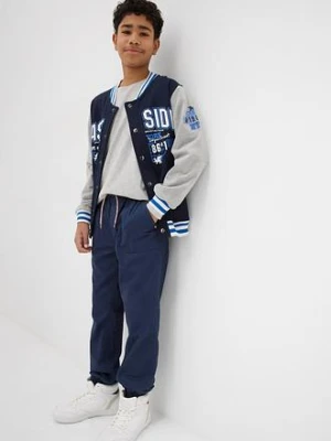 Spodnie chłopięce ocieplane z podszewką z dżerseju, regular fit bonprix