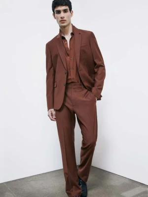 Spodnie cigarette z lekkiej elastycznej mieszanki wełny PATRIZIA PEPE