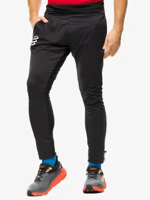 Spodnie Compressport Hurricane Windproof Seamless Pants - black