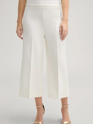 Spodnie culotte w kolorze kremowym Joop