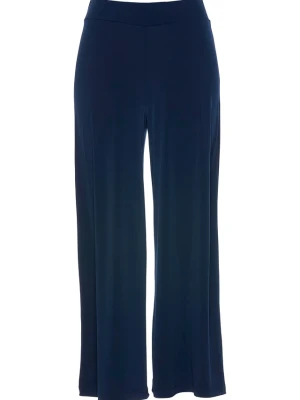 Spodnie culotte z dżerseju BonPrix niebieski