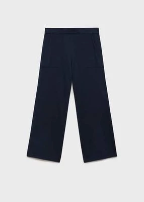 Spodnie culotte z dzianiny Mango Kids