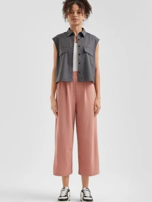 Spodnie culottes z dżerseju typu interlock QS
