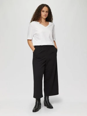 Spodnie culottes z dżerseju typu interlock QS