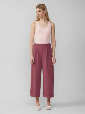 Spodnie culottes z dżerseju typu interlock QS