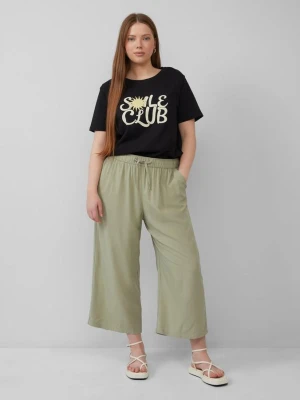 Spodnie culottes z lejącej wiskozy QS