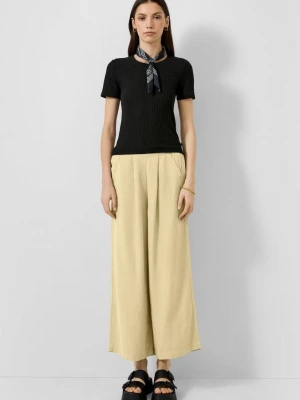 Spodnie culottes z mieszanki lnu QS