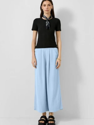 Spodnie culottes z mieszanki lnu QS