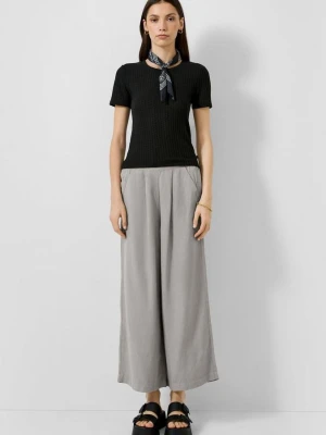 Spodnie culottes z mieszanki lnu QS