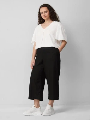 Spodnie culottes z mieszanki lnu QS
