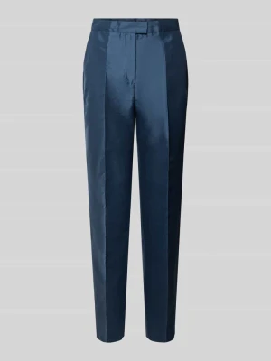 Spodnie cygaretki o kroju regular fit z czystego jedwabiu model 'ORATA' Max Mara Studio